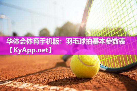 羽毛球拍基本参数表